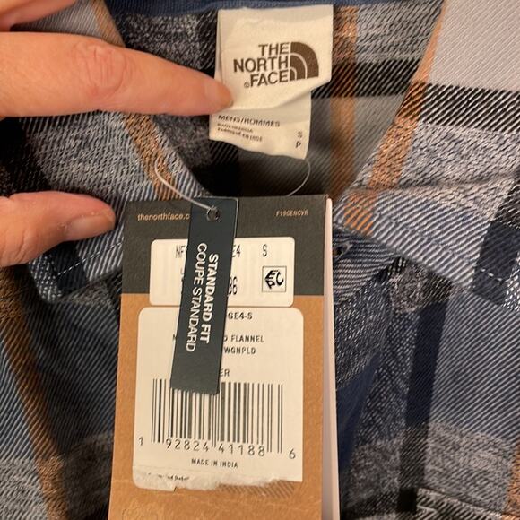 The North Face Arroyo Plaid Flannel Shirt Jacket Sz S NEW with Tags - Picture 4 of 10